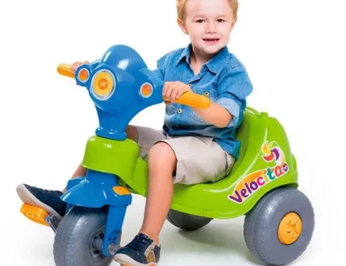 Locação Triciclo Infantil Velocita Com Empurrador – Calesita