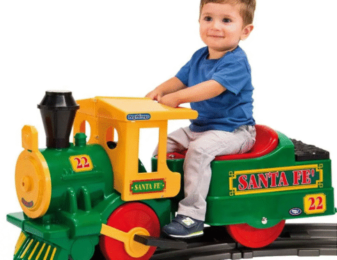 TRENZINHO TREM ELÉTRICO INFANTIL BEBE SANTA FÉ 6V EXCLUSIVO – PEG PÉREGO